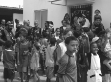 Visita a creche em Terra Vermelha Vila Velha