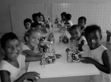 Visita a creche em Terra Vermelha Vila Velha